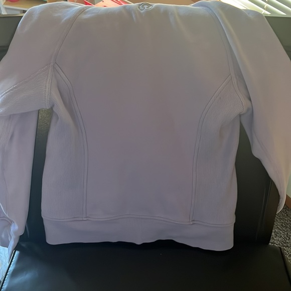 LULELEMON~ Lilac “Cuddle Up” jacket/hoodie zip up hooded sweatshirt  (Sz.10) - Picture 7 of 7